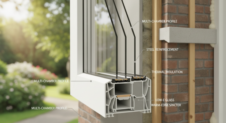 Aufbau Kunststofffenster