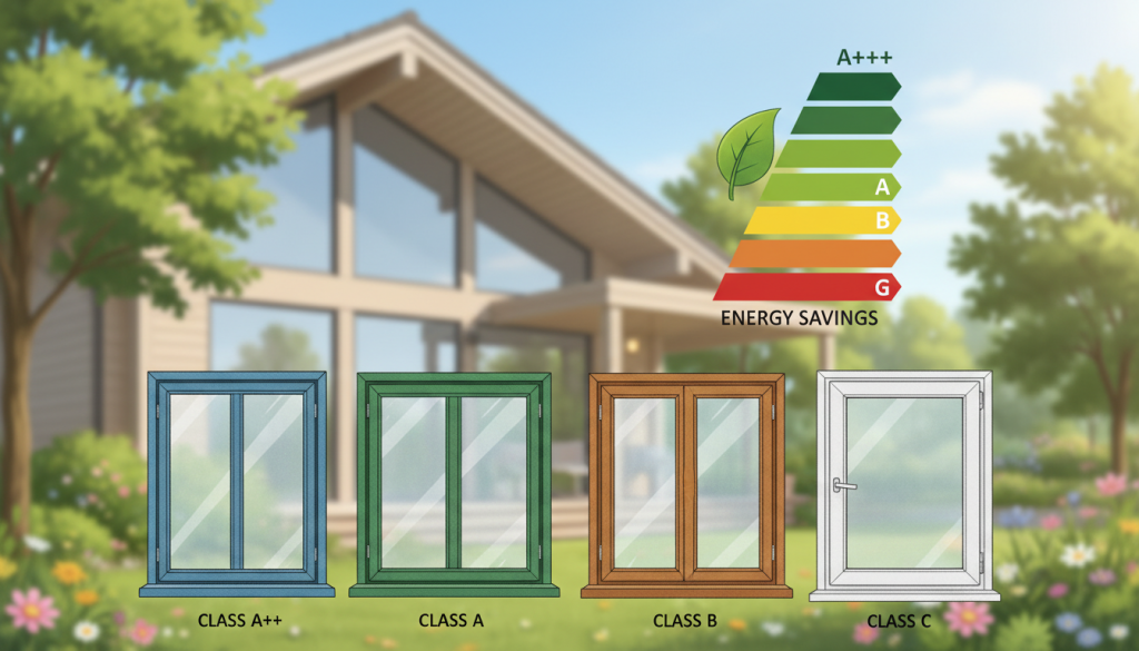 Energieeffizienzklassen von Kunststofffenstern Energieeffizienzklassen von Kunststofffenstern
