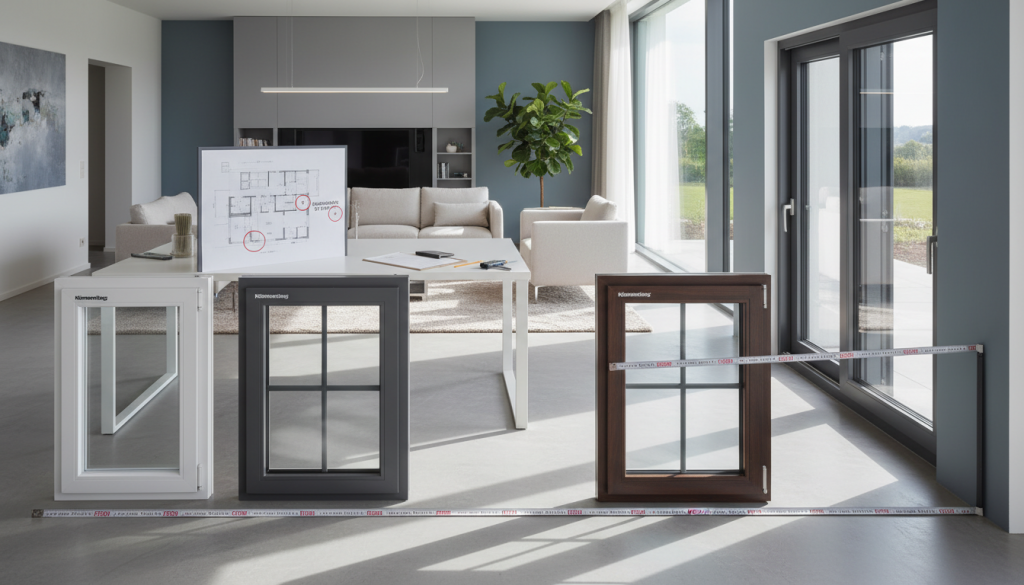Fenster Maße bestimmen