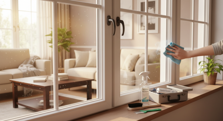 Fenster Pflege und Reparatur