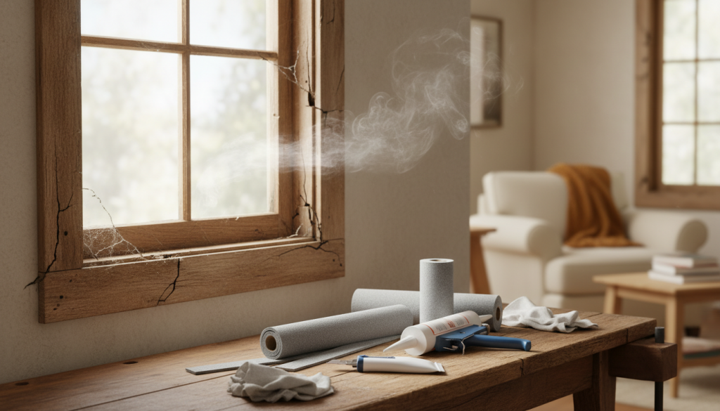 Fenster undicht abdichten