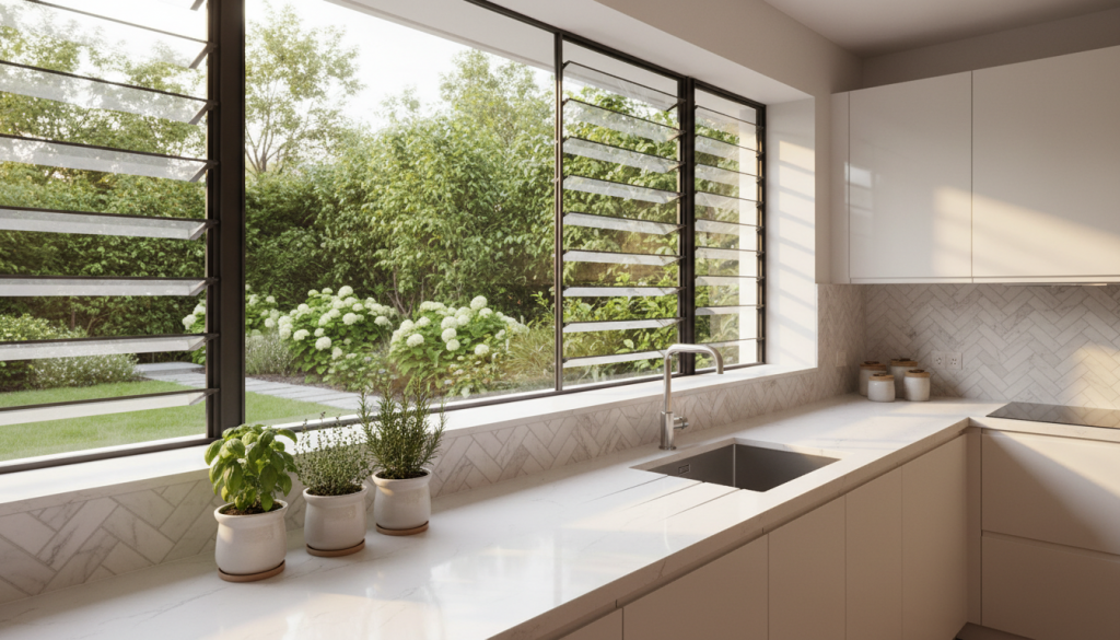 Küchenfenster Belüftung