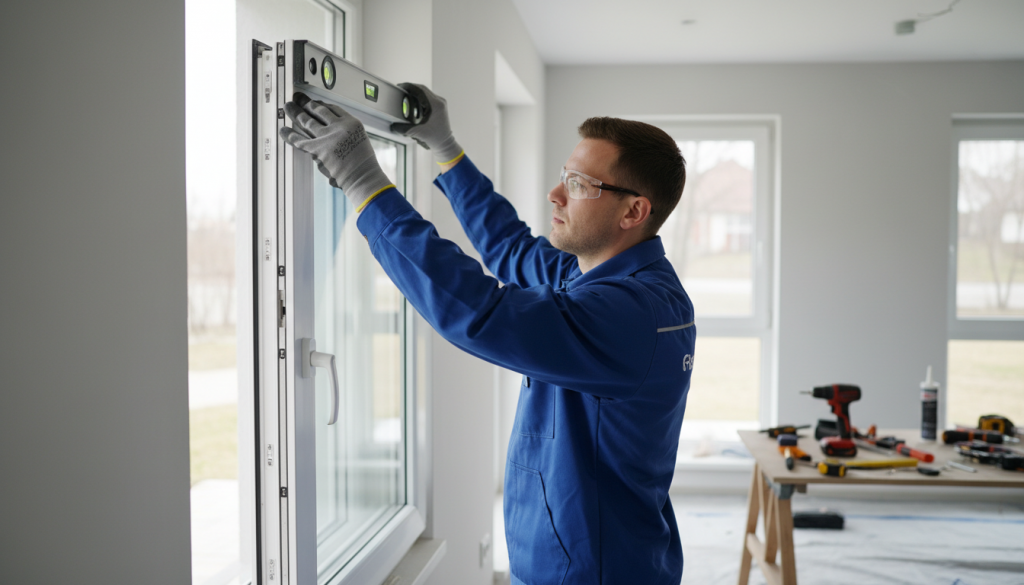 Kunststofffenster Einbau