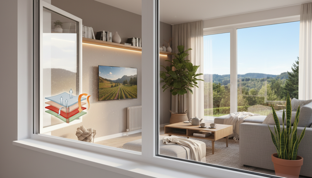 Kunststofffenster Energiespareffekte