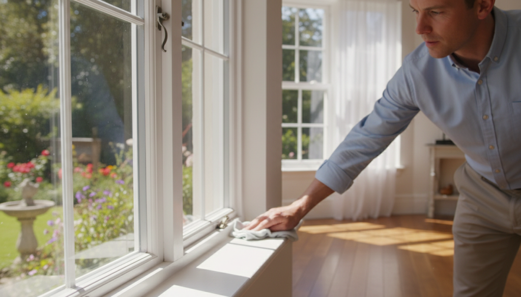 Kunststofffenster Pflege