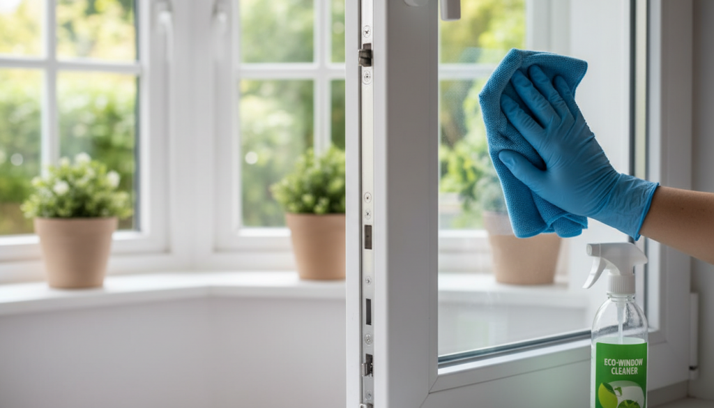 Kunststofffenster Pflege