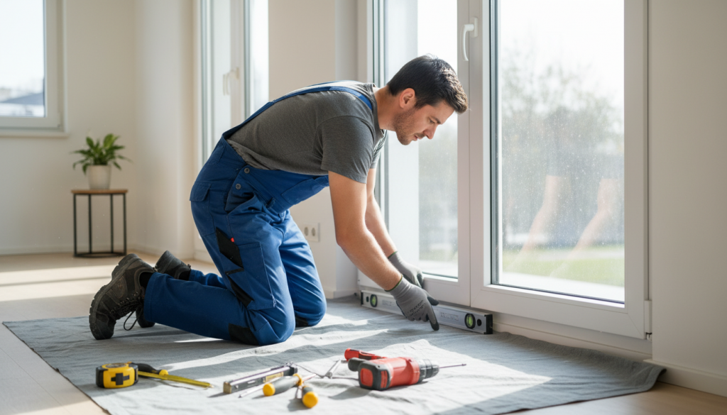 Kunststofffenster einbauen