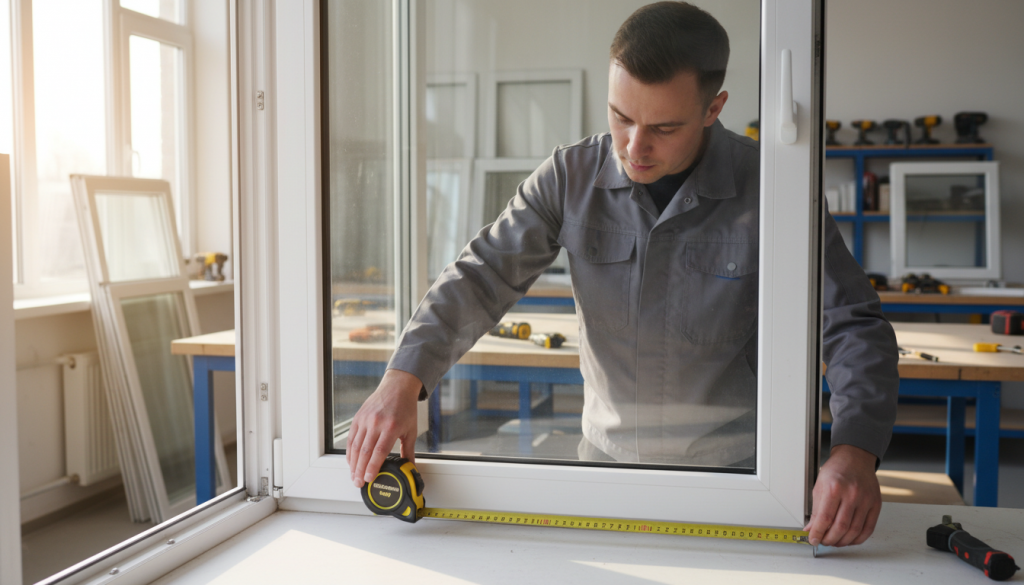 Kunststofffenster vermessen