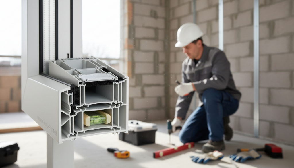 Mehrkammer-Kunststofffenster