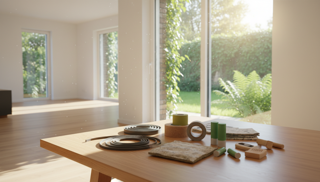 Nachhaltige Fensterabdichtung