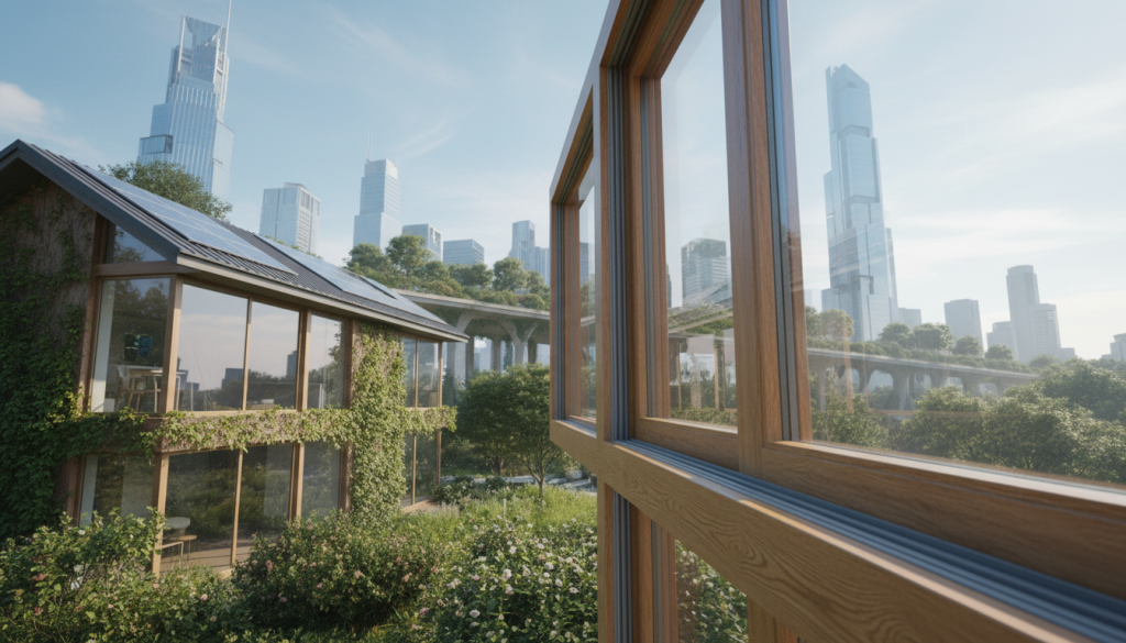 Ökologische Fenster für Neubauten