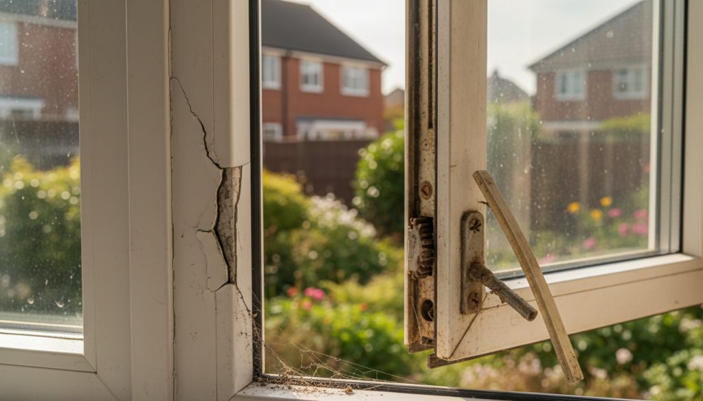 Schäden an Kunststofffenstern