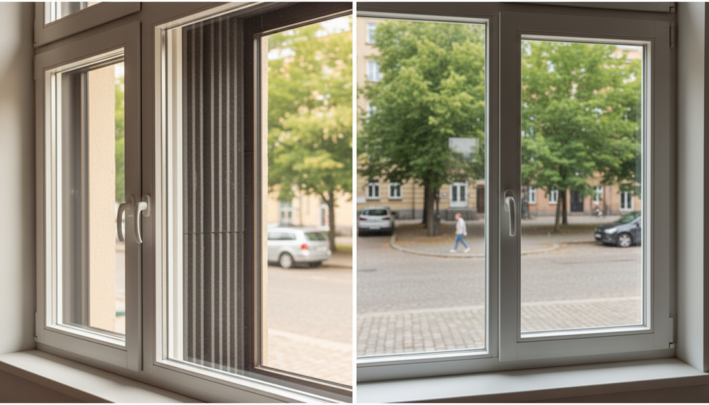 Schallschutzfenster Bauweise