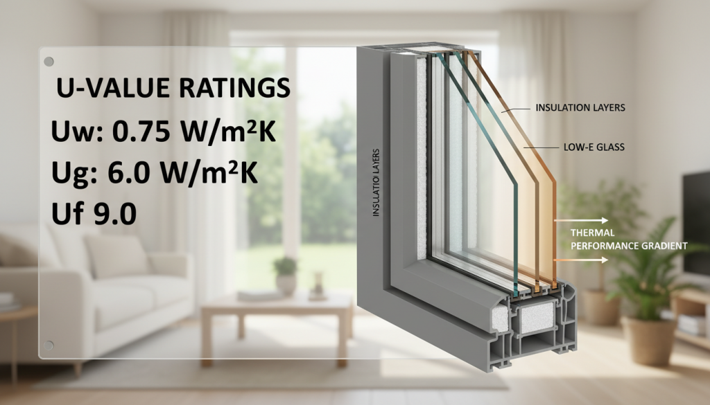 U-Wert Kunststofffenster berechnen