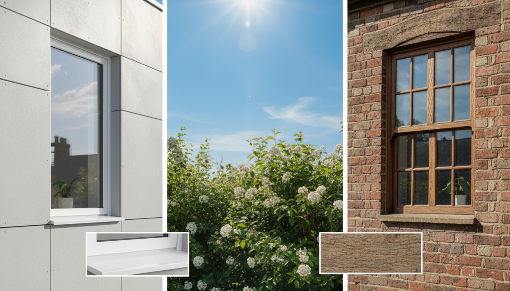 Vergleich von Kunststofffenstern und Holzfenstern